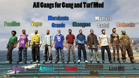 gangs in gta v|big gang member gta 5.